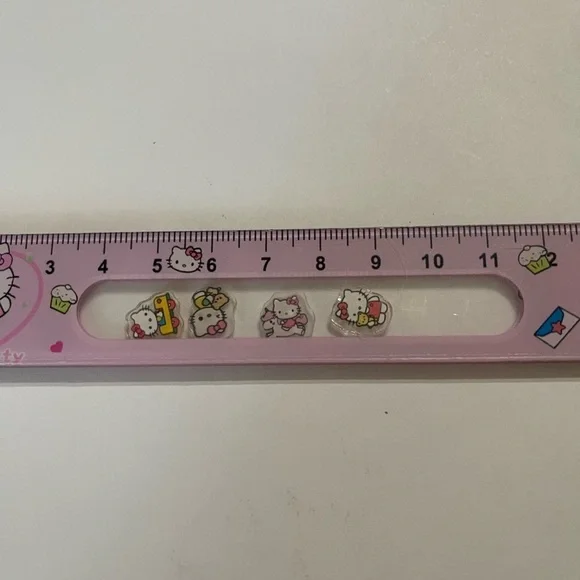 Hello Kitty 15cm Pink Ruler - Picture 3 of 8